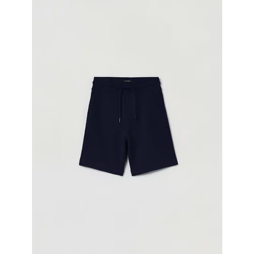 OVS Kratke hlače iz tkanine 1762834 Modra Regular Fit