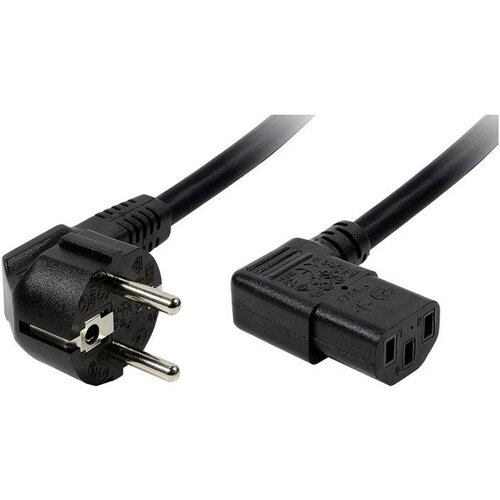 Logilink tok priključni kabel [1x kotni varnostni mo&scaron;ki konektor - 1x mo&scaron;ki konektor IEC\, C13] 2.00 m črna, (20415065) Cene