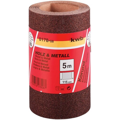 KWB Brusni papir (5 m x 115 mm, Zrnavost: 180, Sponke) Cene