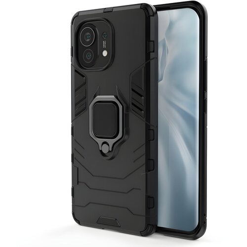  Otporna futrola Ring Armor Case za Xiaomi Mi 11 - Crna KP9715 Cene