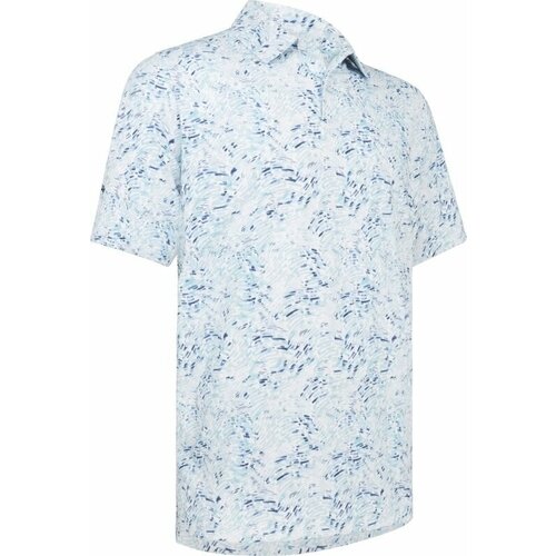 Callaway Mens Geo Print Polo Bright White S Slike