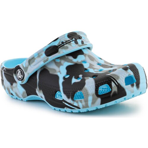 Crocs Sandali &amp;amp; Odprti čevlji Classic Spray camo Clog kids ARCTIC 208305-411 Večbarvna Slike