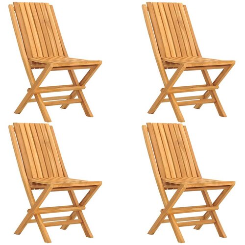  5-dijelni vrtni blagovaonski set od masivne tikovine Slike