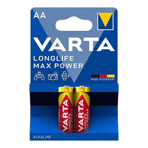 Varta ALKALNI BATERIJSKI VLOŽEK LR06 1.5V MAX POWER 2 AA 2/1 Cene