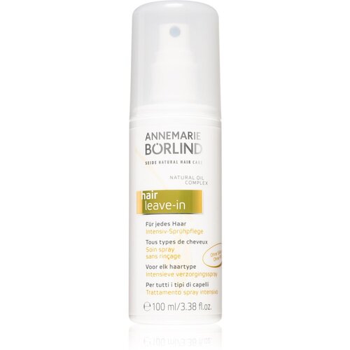 ANNEMARIE BÖRLIND Seide Natural Hair Care Hair Leave-In balzam brez spiranja v pršilu za sijaj in mehkobo las 100 ml Cene