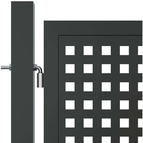 vidaXL Vrtna vrata antracitna 300x150 cm jeklo Cene