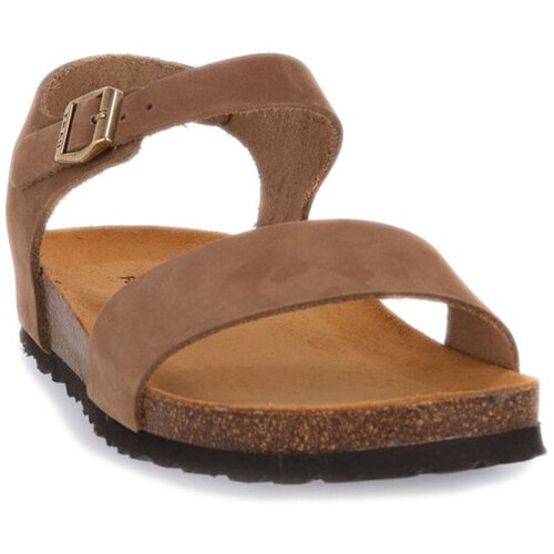 Frau Sandali &amp;amp; Odprti čevlji Nabuk Sabbia Kostanjeva Slike