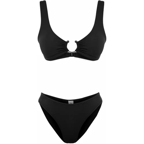 Trendyol Black Bralet Accessory Bikini Set
