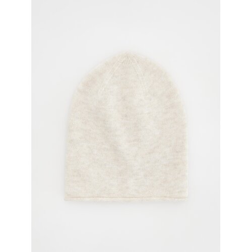 Reserved kapa beanie iz mešanice volne - bež Cene