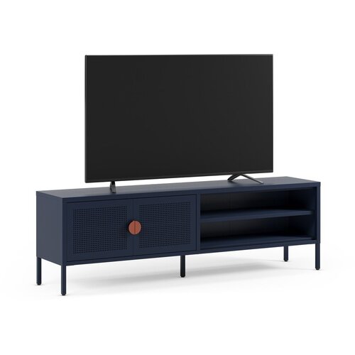 Marckeric Temno modra kovinska TV omarica 160x50x35 cm Sayla &amp;ndash; Slike