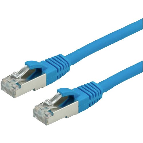 Value 21.99.1284 RJ45 omrežni kabel\, Patch kabel CAT 6 S/FTP 10.00 m modra 1 kos, (20420410) Cene