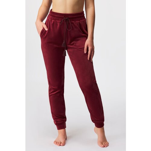 Hunkem&amp;ouml;ller Donji dio trenirke Velours Braid Red Slike