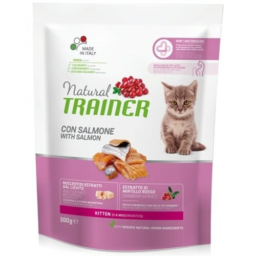 Trainer cat kitten natural salmon 0.3 kg hrana za mačke Cene
