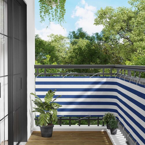  Balcony ekran Plava i bijela 75 x 200 cm Cene