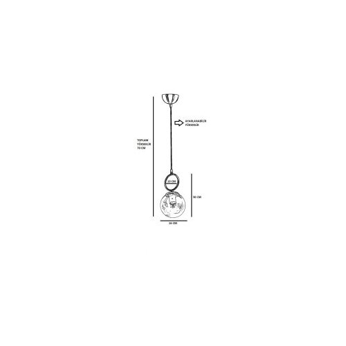 Opviq Luster Morino, 70 cm, 16 cm, E27 Cijene