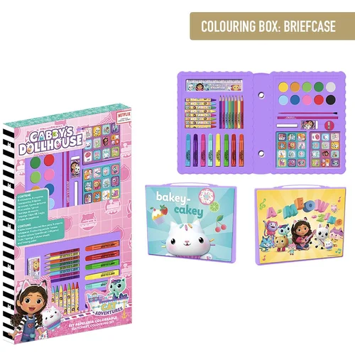 Gabby's Dollhouse COLOURING STATIONERY SET BOX