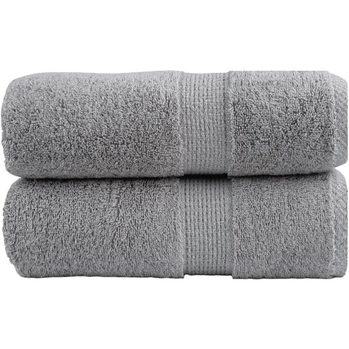 vidaXL Premium ručnici za goste SOLUND 2 kom. sive 30x50 cm 600 g/m² - Siva 30 x 50 cm 2 Cene