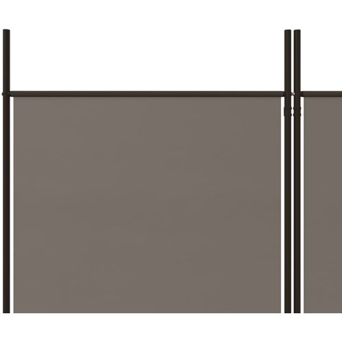  pregrada s 3 panela antracit 150 x 200 cm od tkanine Slike