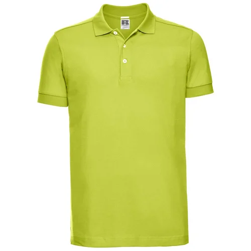 RUSSELL Men's T-shirt Stretch Polo R566M 95% smooth cotton ring-spun 5% Lycra 205g/210g