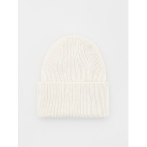 Reserved kapa beanie iz mešanice volne - ebenovina Cene