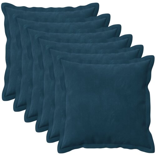 Presvlaka za jastuk 6 pcs HOUTEN Plava 45 x 45 cm Baršun Cene