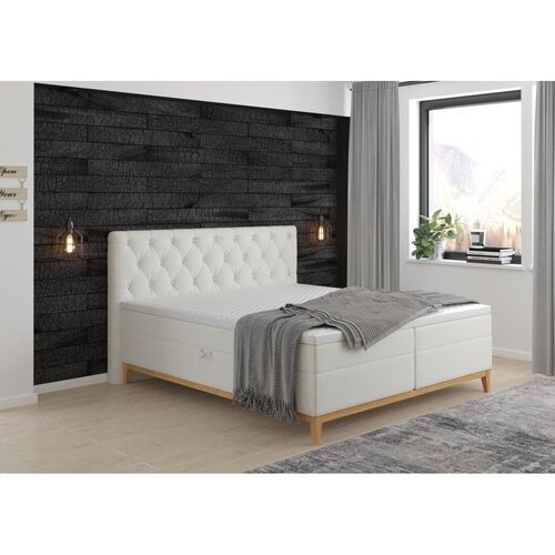 Premium Living Postelja Z Vzmetnico Mola, Bež, 160x200 Slike
