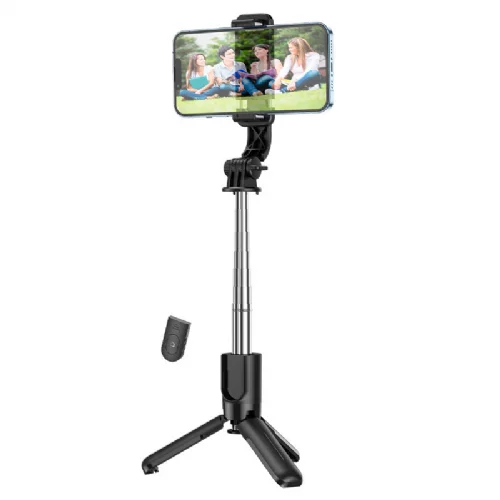 Hoco selfie tripod stojalo K17 mini stand za snemanje in slikanje selfie posnetkov 60 cm - črn