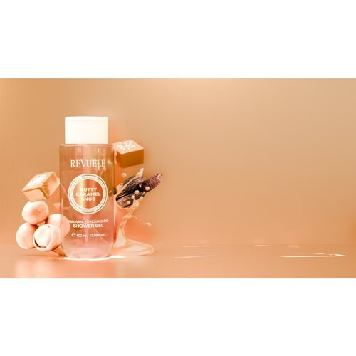 Revuele Nutty Caramel Snug Fragranced Nourishing Shower Gel parfumirani gel za prhanje s hranilnim učinkom za ženske 400 ml Slike