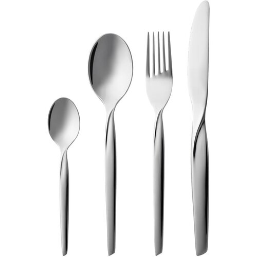 Gense Pribor 16 kom od nehrđajućeg čelika u srebrnoj boji Twist – Cene