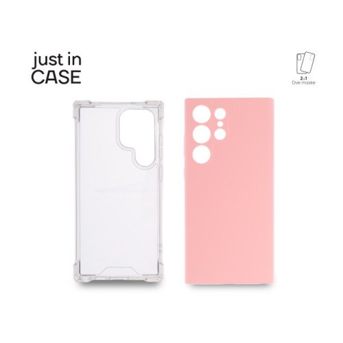 Just in case 2u1 extra case mix paket pink za S23 ultra ( MIX218PK ) Cene