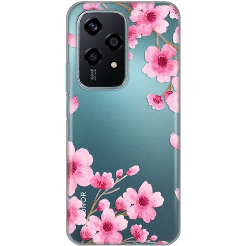  torbica silikonska print skin za honor 200 lite rose flowers Cene