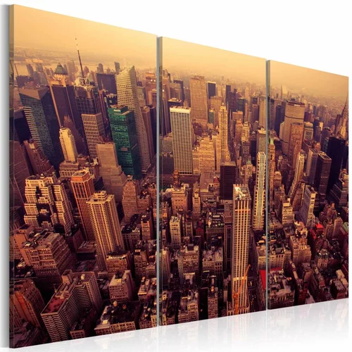  Slika - Sunset over New York 120x80