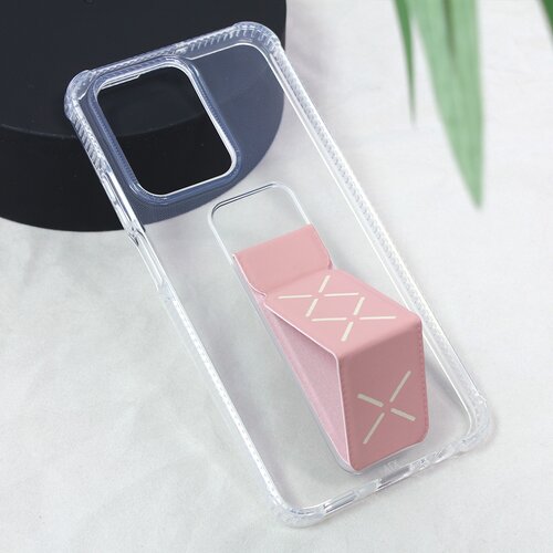  Maska za telefon Back Strap za Honor X7a providno-roze Cene