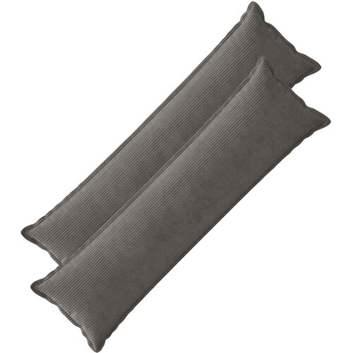  Presvlaka za jastuk 2 kom. HOUTEN Tamnosiva 40 x 145 cm Kord Cene