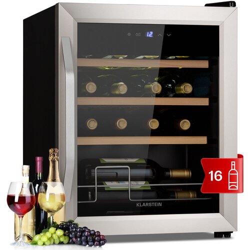 Klarstein Vinamour 16 Uno, vinoteka, 16 fl./42l, 5-18°C, 41 dB, staklo Cijene