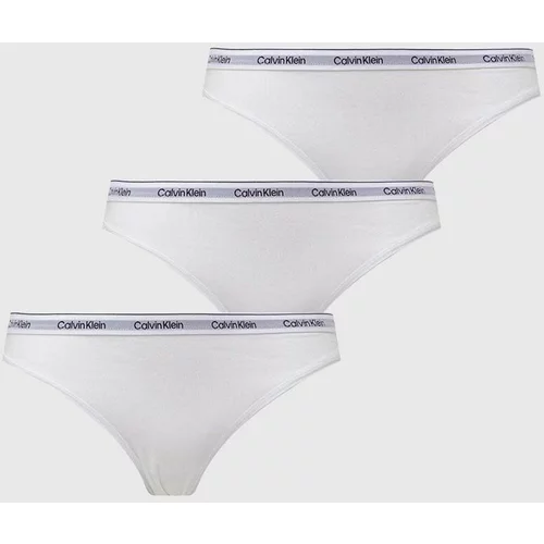 Calvin Klein Underwear Spodnjice 3-pack bela barva