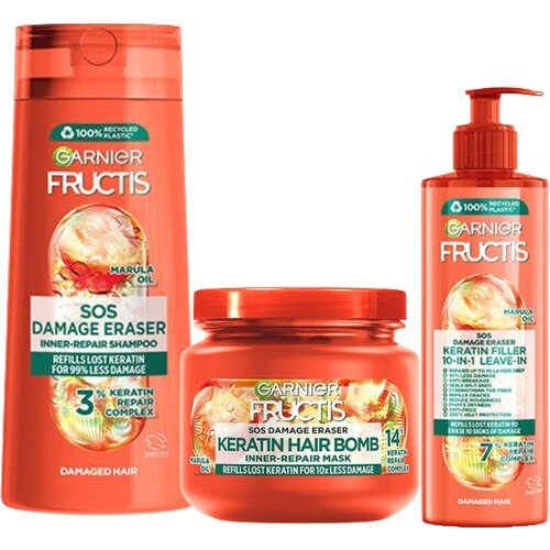Garnier Set za kosu Fructis SOS Damage Eraser, 3 proizvoda Slike