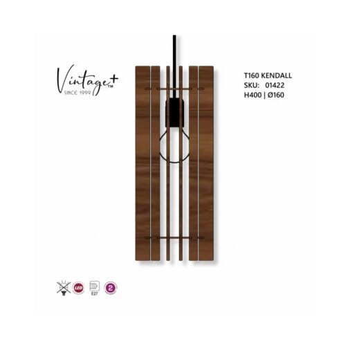 Vintage KENDALL T160 VISILICA 1*E27 (O 160 mm, h-400 mm) - SKU01422 Cene