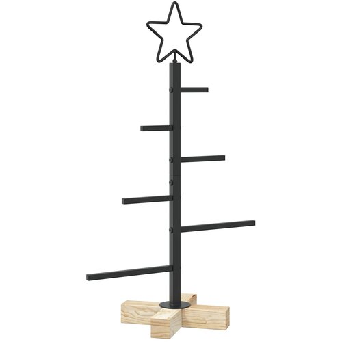  Metalna božićna jelka KUOPIO 60 cm Čelik Crna Slike