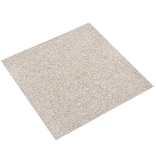  Tepih 20 pcs Svijetla bež 50 x 50 cm 100% Polipropilen - Svijetla bež Slike