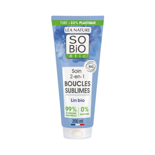 L&amp;Eacute;A NATURE SO BiO &amp;eacute;tic 2 u 1 proizvod za njegu kovrča s organskim sjemenkama lana i vitaminom F - 200 ml Slike