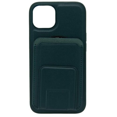  Maska za telefon LEATHER MAGSAFE WALLET za Iphone 13, Zelena Cene