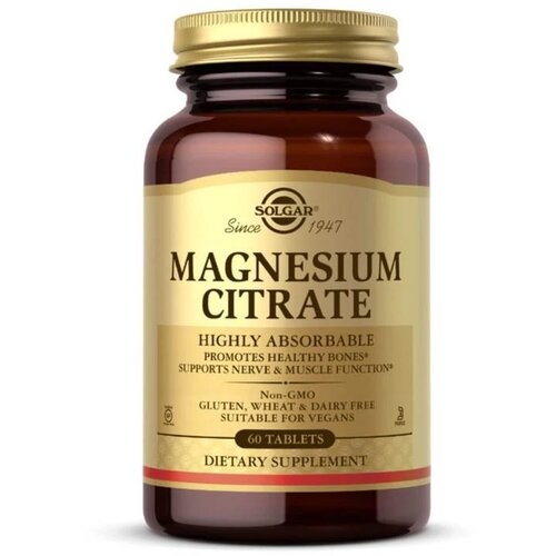 Solgar Magnezijum Citrat 200 mg, 60 tableta Slike