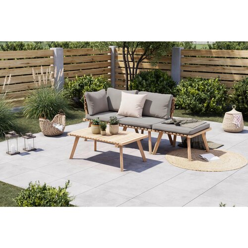 Ambia Garden VRTNI SET barve akacije siva, barve akacije Slike