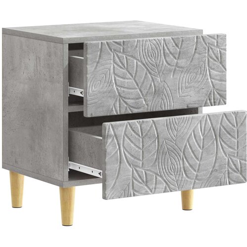  Noćni ormarić 2 pcs Betonska siva 43 x 34,5 x 48 cm Slike