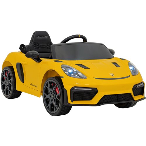  Licencirani auto na akumulator Porsche 718 - žuti/lakirani Slike