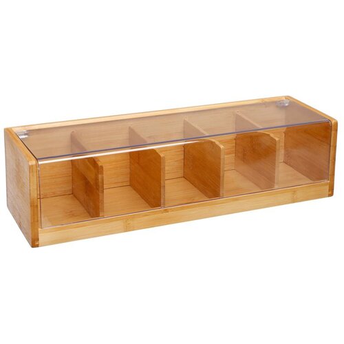 Five KUTIJA ZA ČAJ 5 ODJELJKA 36X11X9,5CM BAMBUS Slike