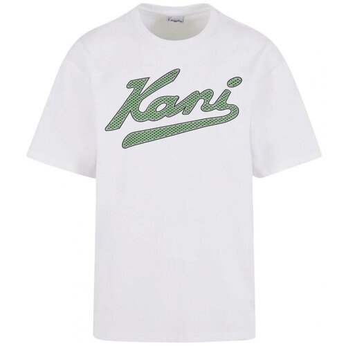Karl Kani Majica Varsity Palm PD00005336 Bela Relaxed Fit Cene
