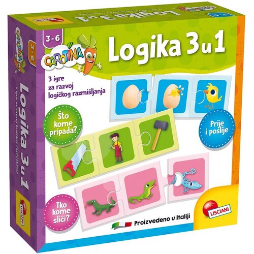 Lisciani Carotina logika 3u1 Slike