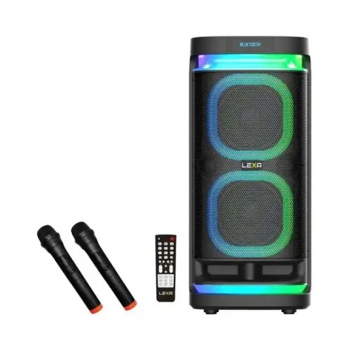 LEXA Partybox zvučnik LX-501/2 x bežični mikrofon/USB/Micro SD/BT 900W Cene